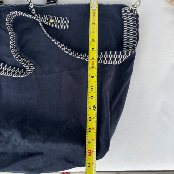 Todd Snyder Guanbana Guanabana Weekend Bag in Navy - Picture 8 of 8